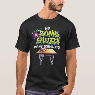 My Bomb Shelter Was My School Desk Gen X T-Shirt