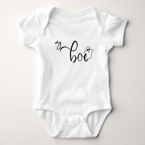 My BOO baby bodysuit one zee