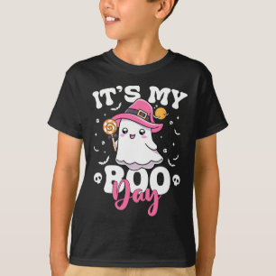 My Boo Day Cute Halloween Birthday Ghost Boy Girl T-Shirt