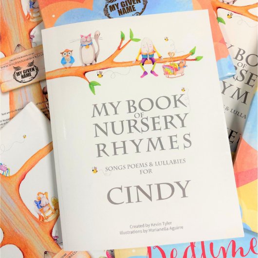 My Book of Nursery Rhymes Softcover Keepsake Book (Front cover)
