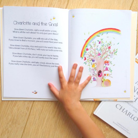 My Book of Nursery Rhymes Softcover Keepsake Book (Personalize)