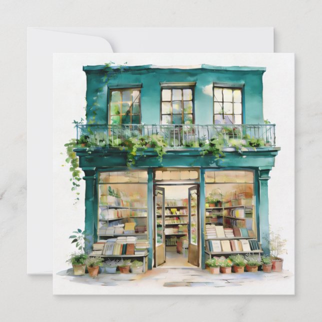 My Bookstore  Note Card (Front)