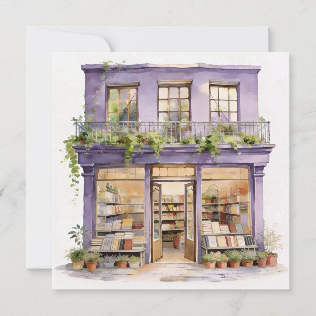 My Bookstore  Note Card (Front)