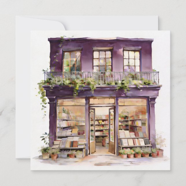 My Bookstore  Note Card (Front)