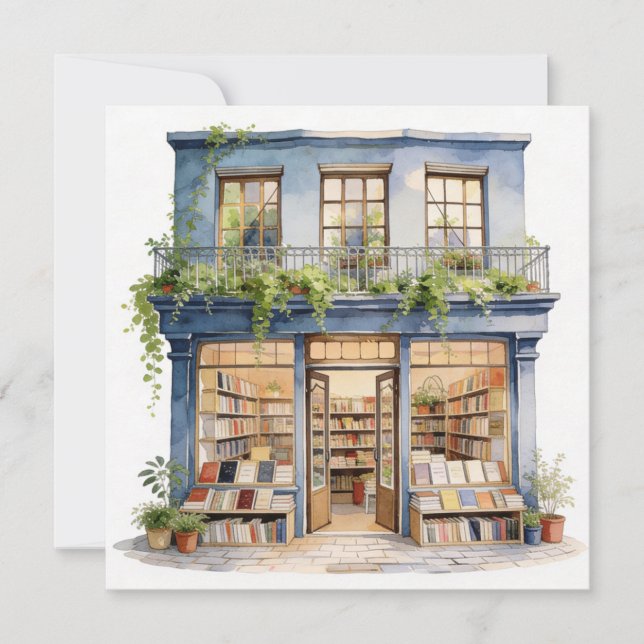 My Bookstore  Note Card (Front)