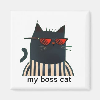 my boss cat magnet