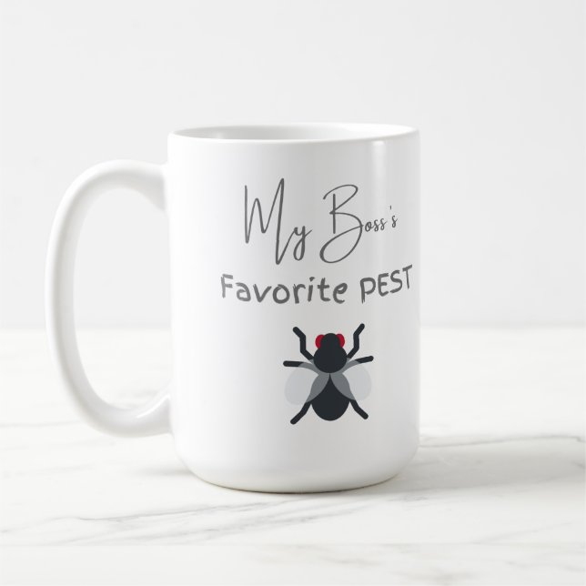 my boss;s favorite pest coffee mug (Left)