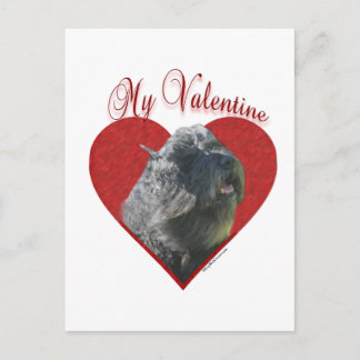 My Bouvier des Flandres Valentine Holiday Postcard