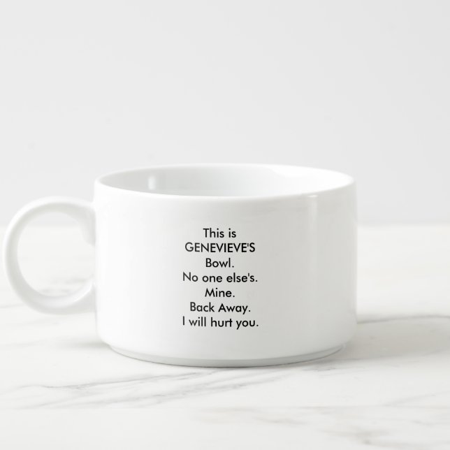 My Bowl (Chili, two-sided design!) (Right)