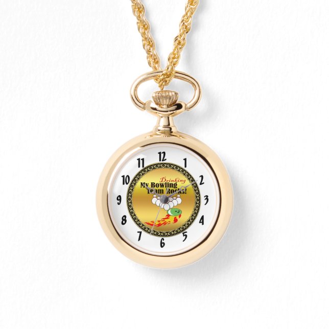 My bowling/drinking team rocks watch (Front)