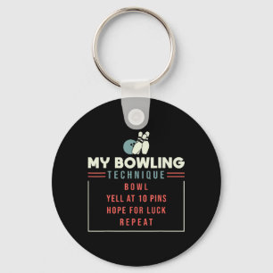 My Bowling Technique - Bowling Keychain