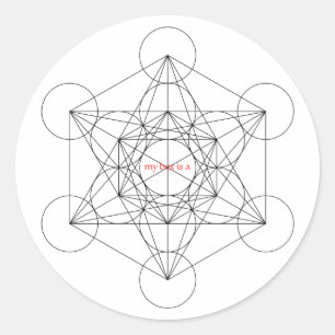 my box is a... metatrons cube. sticker