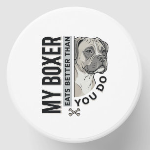 My Boxer Eats Better Than You Do Dog Lover Shirt_1 Mini Candle Favors