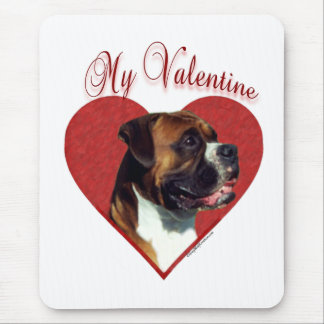 My Boxer Valentine Mouse Pad