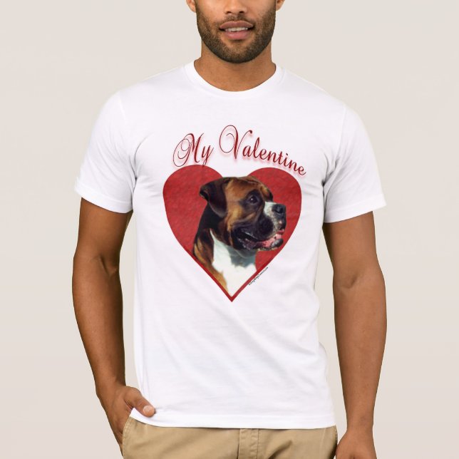 My Boxer Valentine T-Shirt (Front)