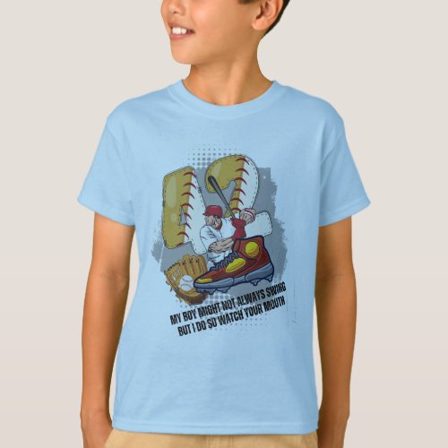 My boy might not always swing but I do  T_Shirt