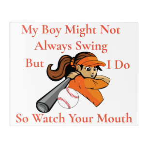 My Boy Might Not Always Swing  Thunder_Cove Acrylic Print