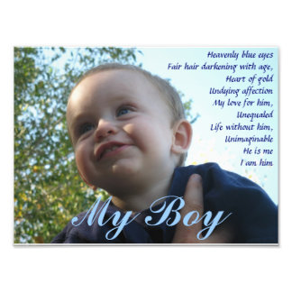 My Boy Photo Print