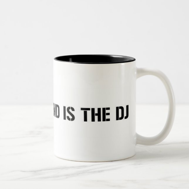 My Boyfriend Is The DJ Two-Tone Coffee Mug (Right)