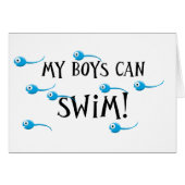my boys can swim (Front Horizontal)