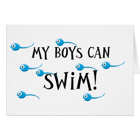 my boys can swim (Front Horizontal)