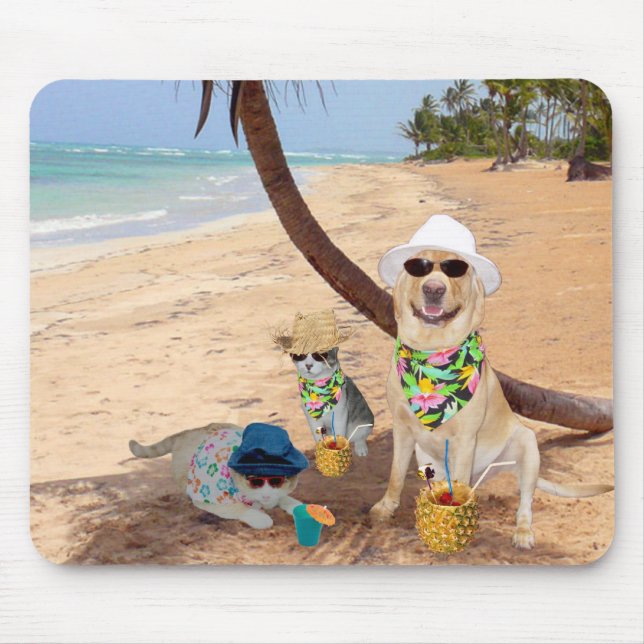 My Boys on Vacation Mouse Pad (Front)