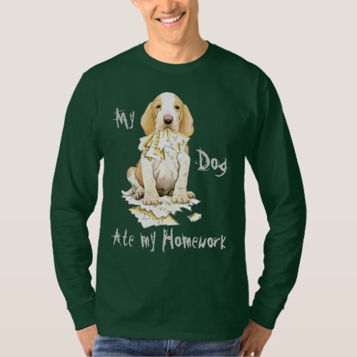 My Bracco Italiano Ate my Homework T_Shirt