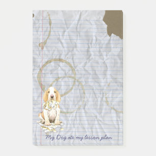 My Bracco Italiano Ate My Lesson Plan Post-it Notes