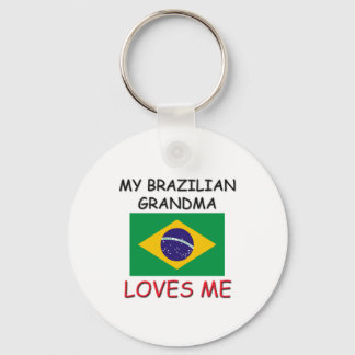 My Brazilian Grandma Loves Me Keychain