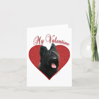 My Briard Valentine Holiday Card