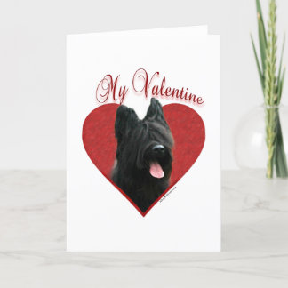 My Briard Valentine Holiday Card