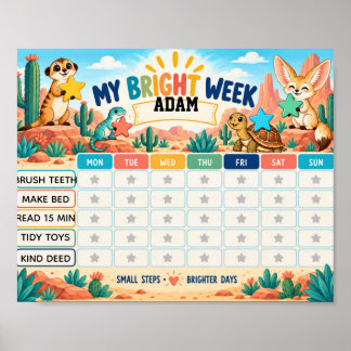 My Bright Week Reward Chart