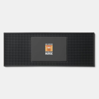 My Broom Broke Nurse Halloween Bar Mat
