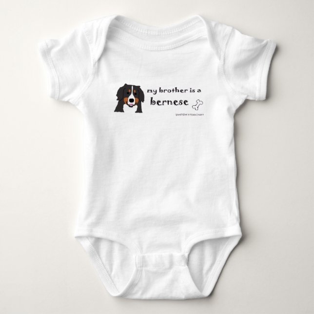 My brother is a Bermese Baby Bodysuit (Front)