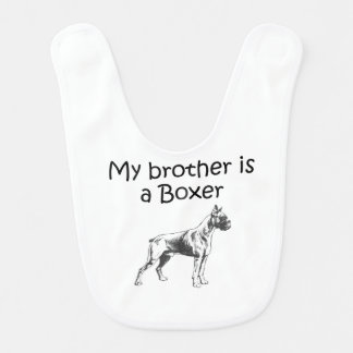 My Brother Is A Boxer Bib