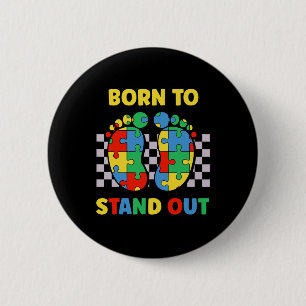 My Brother Is Au-some Autism Awareness Autistic Li Button