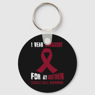 MY BROTHER - MY SICKLE CELL WARRIOR KEYCHAIN