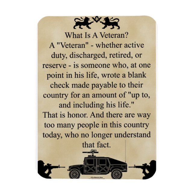 My Brother the Veteran Magnet (Vertical)