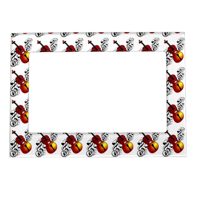 My Buddy Violin_ Magnetic Photo Frame (Front)