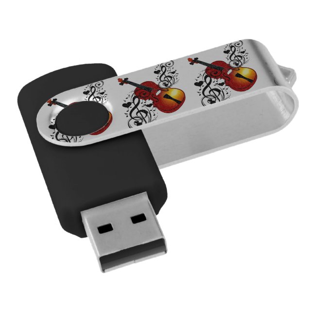 My Buddy,Violin_ USB Flash Drive (Angled)