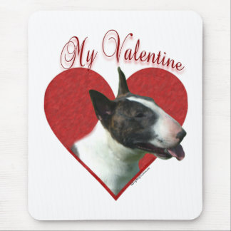 My Bull Terrier Valentine Mouse Pad