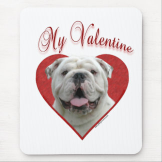 My Bulldog Valentine Mouse Pad