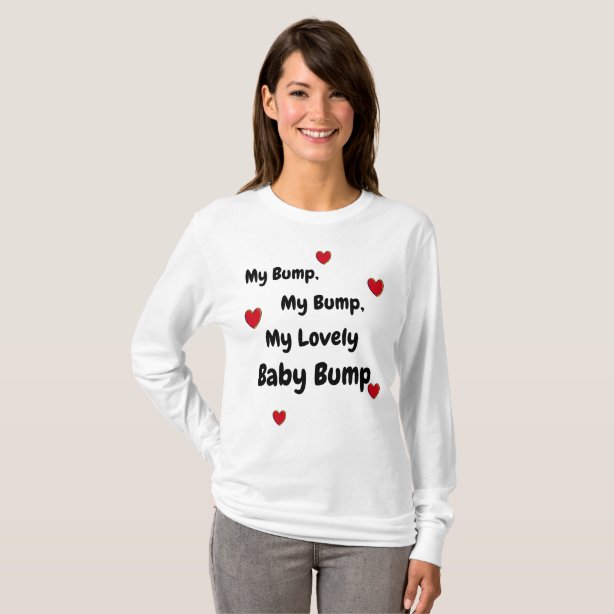 beauty and the bump t shirt