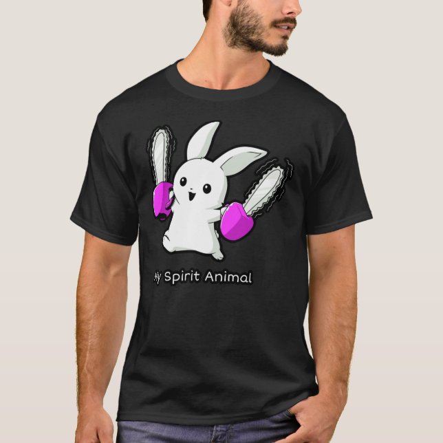 My Bunny is Cute but Psycho Classic T-Shirt (Front)