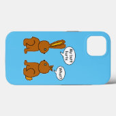 My Butt Hurts! What? Blue Case-Mate iPhone 13 Case-Mate iPhone Case (Back (Horizontal))