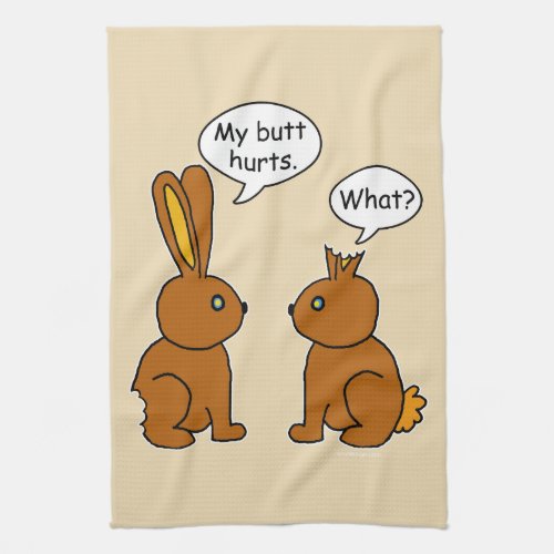 My Butt Hurts _ What Funny Kitchen Towel