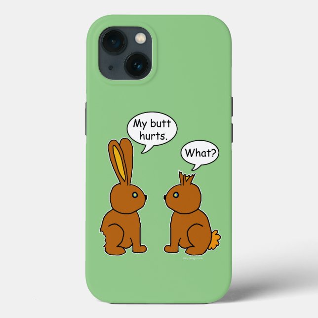 My Butt Hurts! What? Green Case-Mate iPhone 13 Case-Mate iPhone Case (Back)