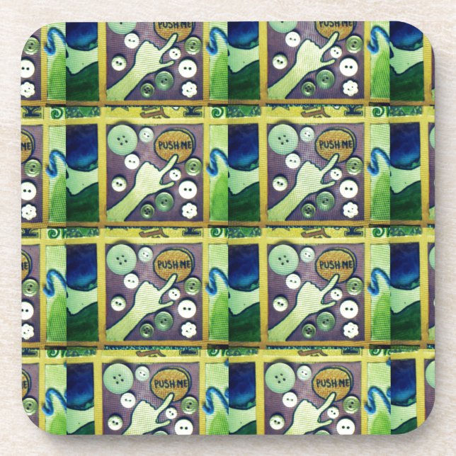 My Button.png Beverage Coaster (Front)