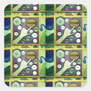 My Button.png Square Sticker