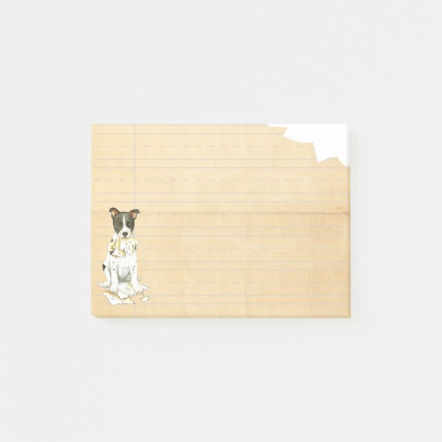 My Canaan Dog Ate my Homework Post-it Notes (Front)